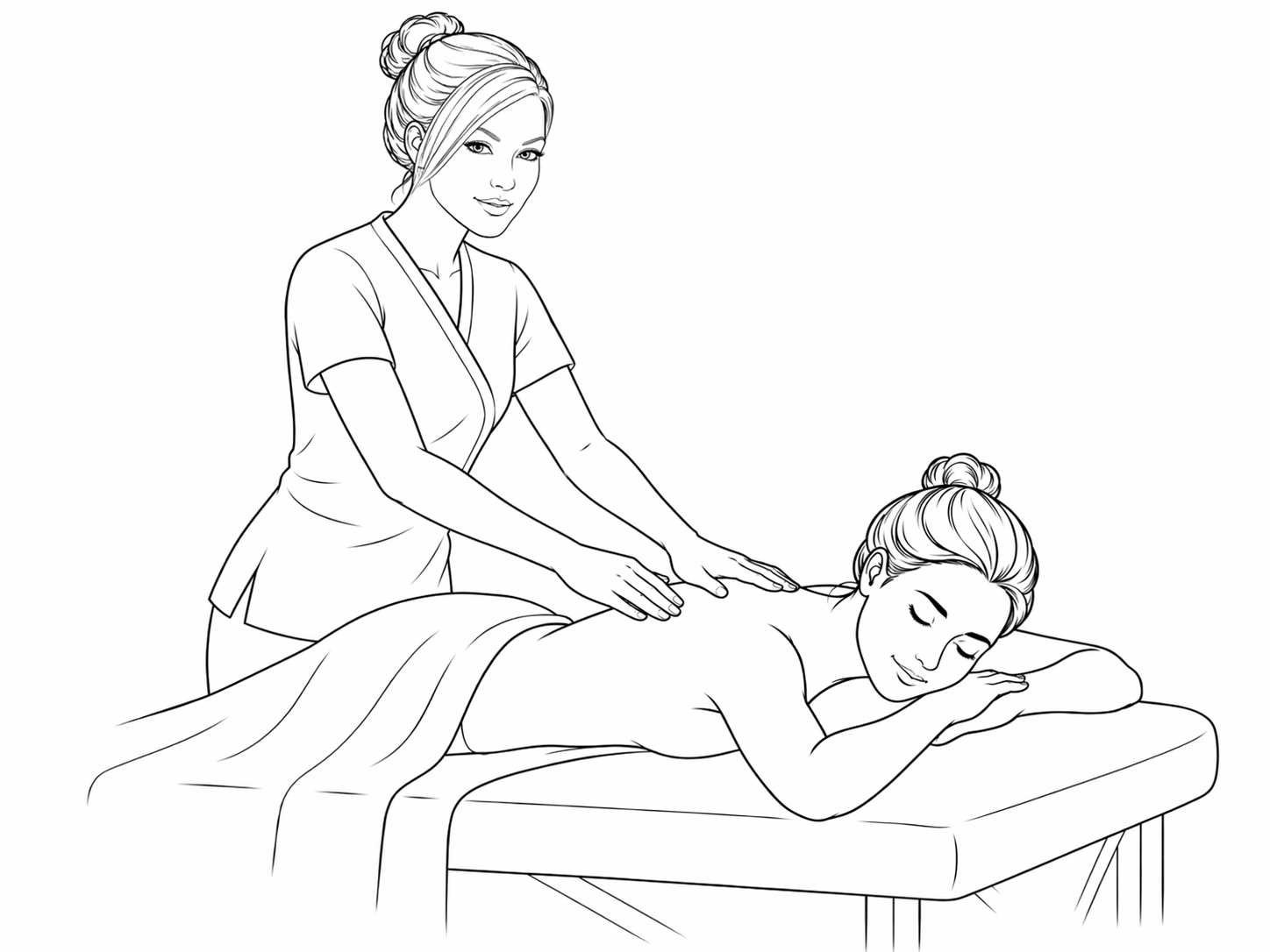 Massage therapy setting